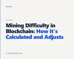 Mining Difficulty in Blockchain: Formula and Retargeting
