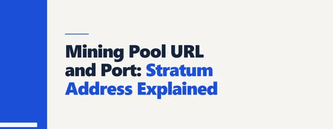 Mining Pool URL and Port: Stratum Address Explained