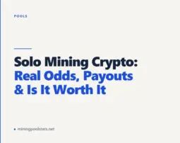 Solo Mining Crypto: Real Odds, Payouts & Is It Worth It